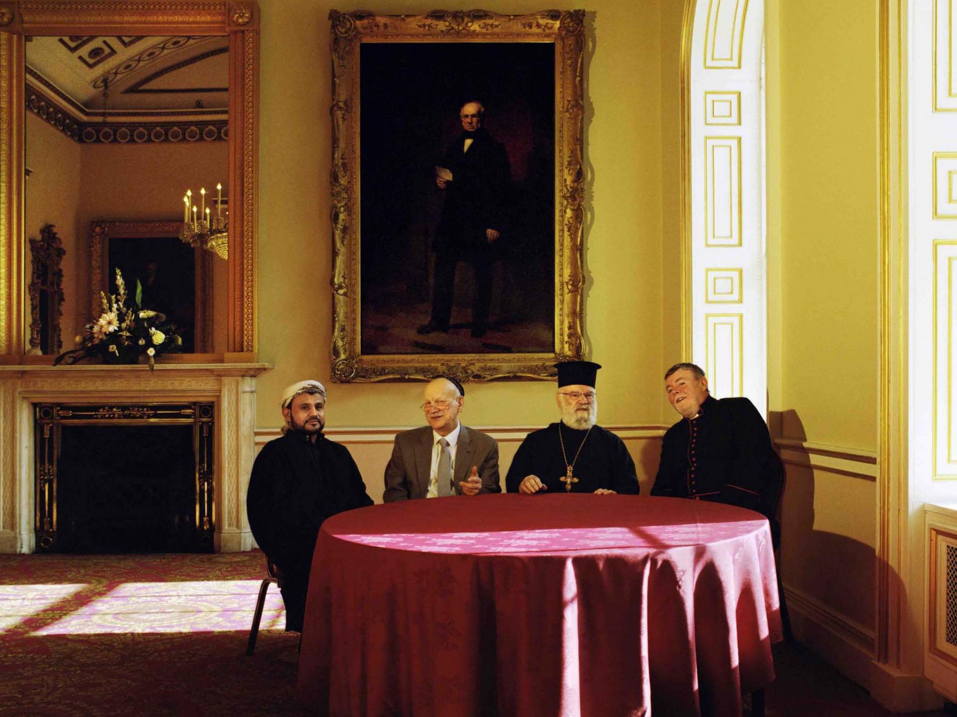 L8 Unseen: Imam Mohammed Alawi, Dr Peter Grant, Father Iakovos Kasinos, and Canon Bob Lewis.